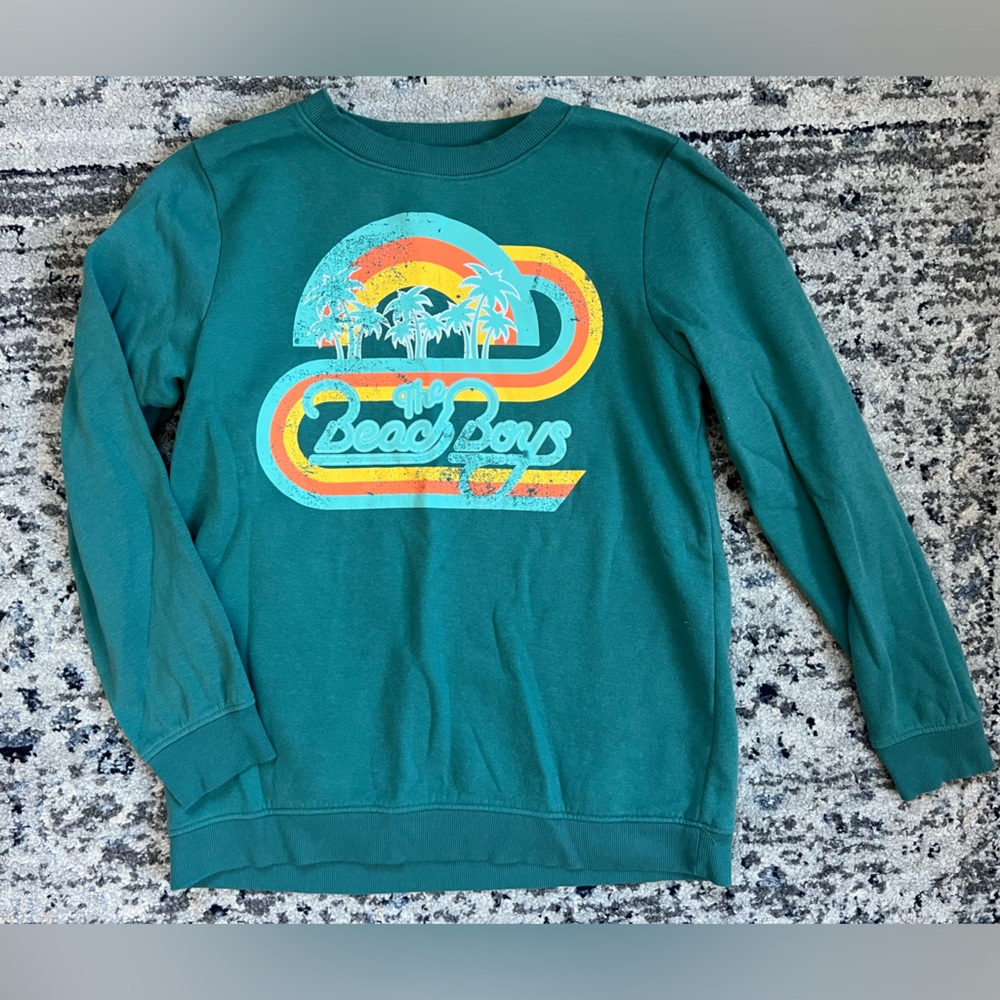 Women's Teal Beach Boys Sweatshirt - Size L